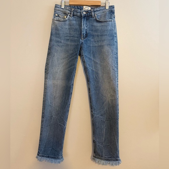 Acne Studios Women's Cropped Jeans - Picture 2 of 7